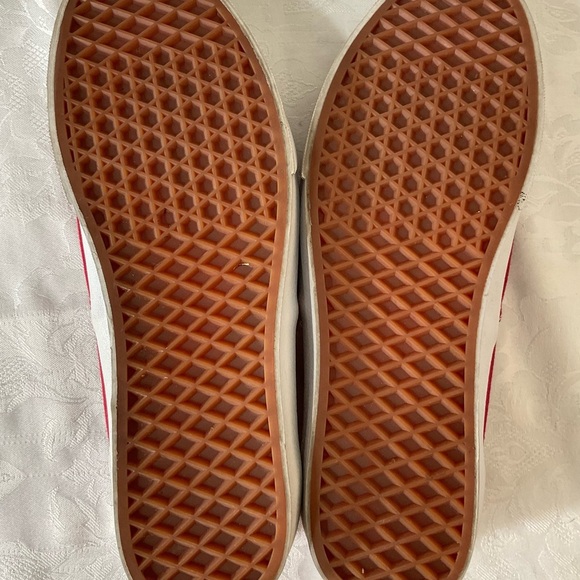 New Without Tags VANS Skate Authentic Shoes red M 9 W 10.5 - Picture 8 of 8